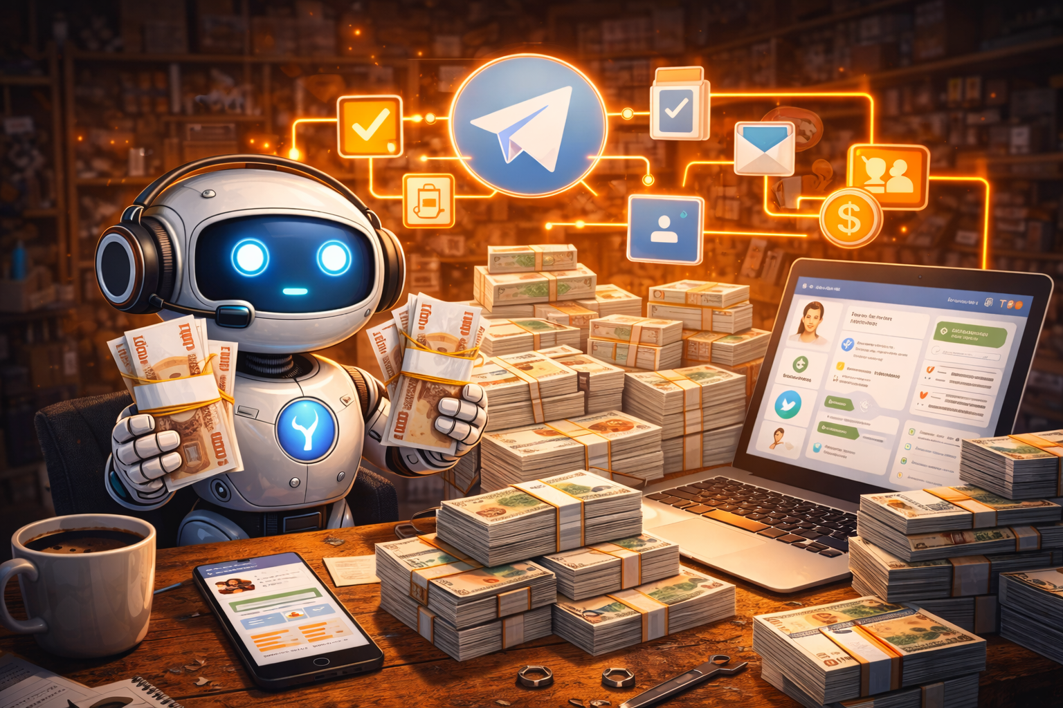 Заработок на Telegram-ботах