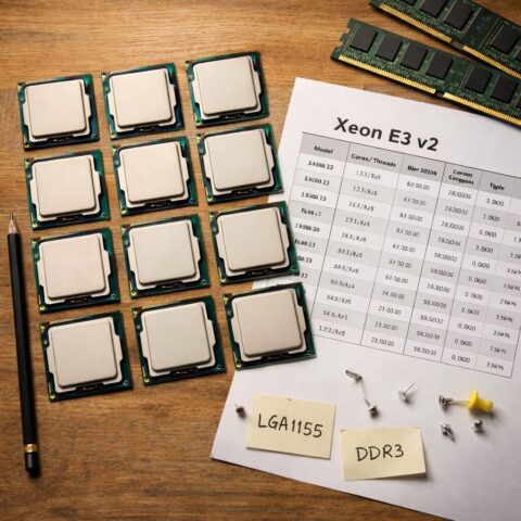 Апгрейд старой платы на LGA1155 Процессор в сокете LGA1155 на материнской плате рядом с модулями DDR3
