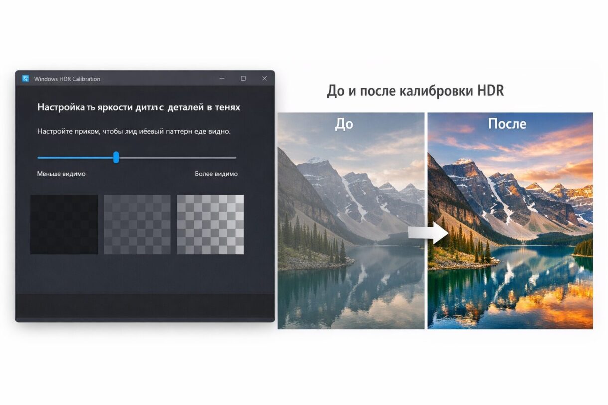 Калибровка HDR на мониторе Монитор с открытой калибровкой HDR и яркими светлыми сценами