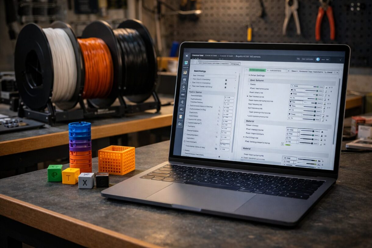 Рабочий профиль Anycubic Открытый 3D-принтер печатает тест первого слоя на столе PEI