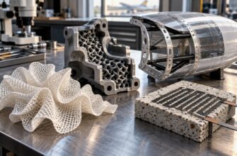 Примеры функциональной 3D-печати: гибкая ткань, ячеистая деталь, гибридный корпус и цементный накопитель энергии