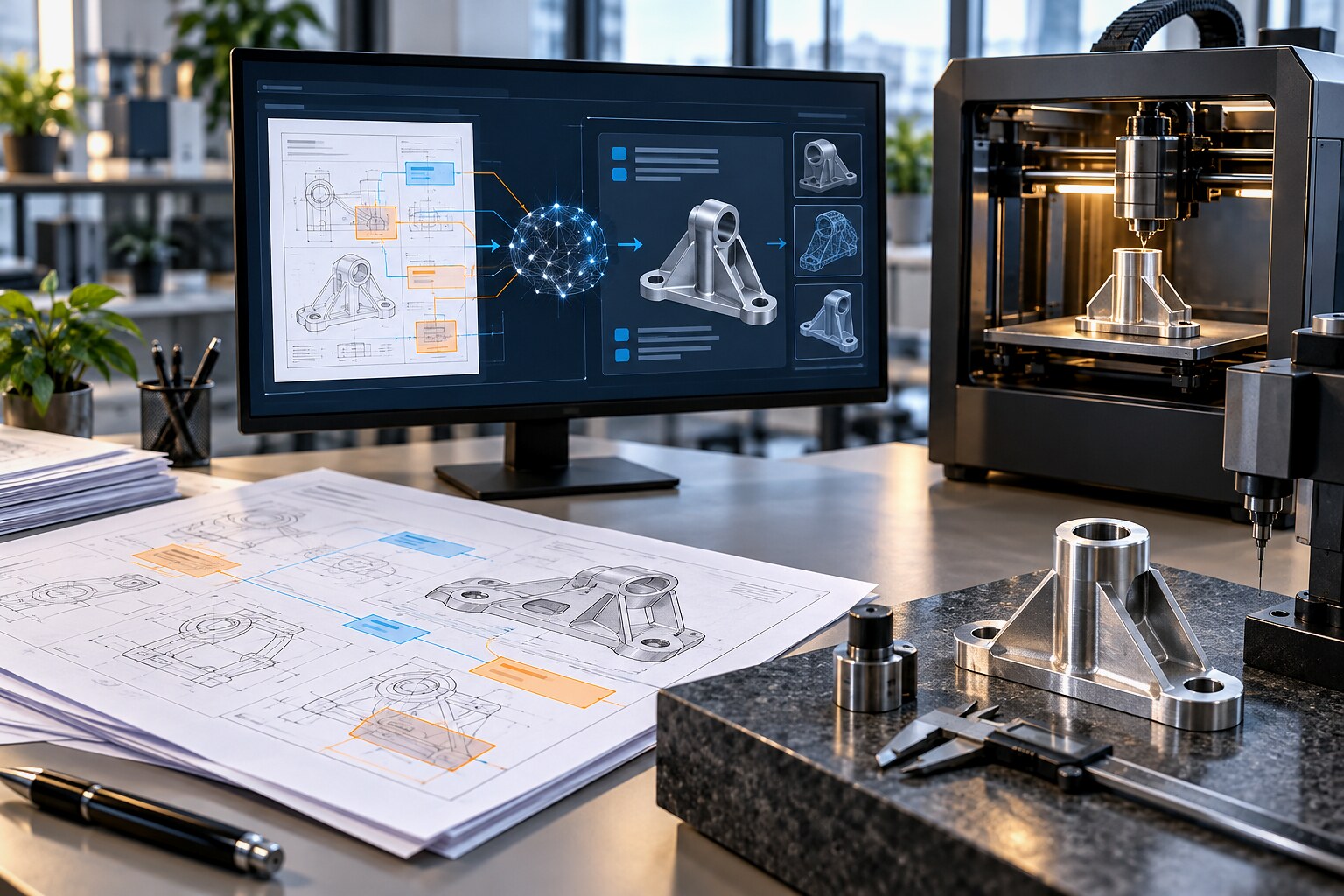 Проверяемый технологический процесс от анализа исходных данных до 3D-печати и контроля результата